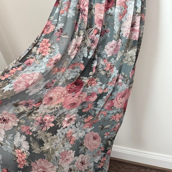 Zara Multicolor Floral Long Sleeve Dress - Picture 8 of 14